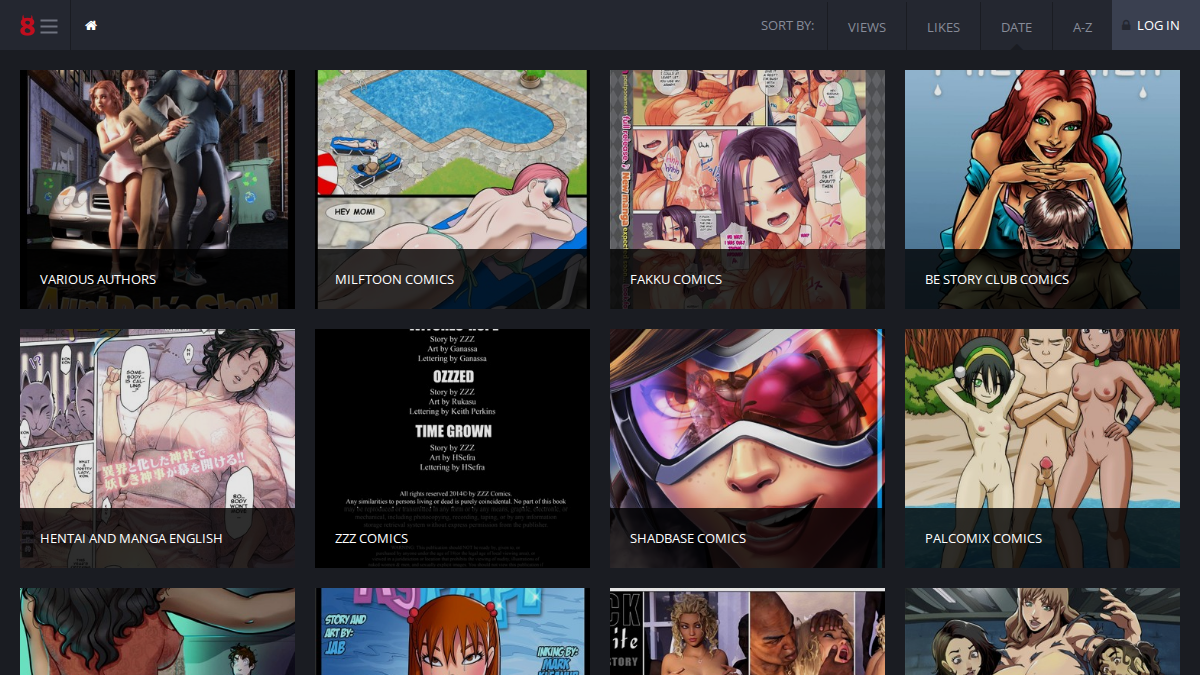 8Muses website preview