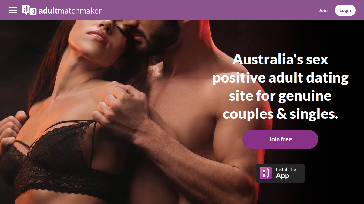 AdultMatchMaker website preview