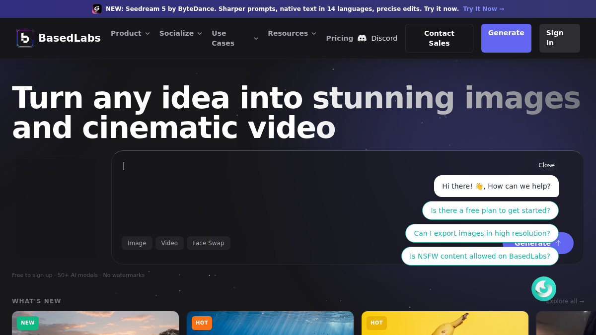 BasedLabs website preview