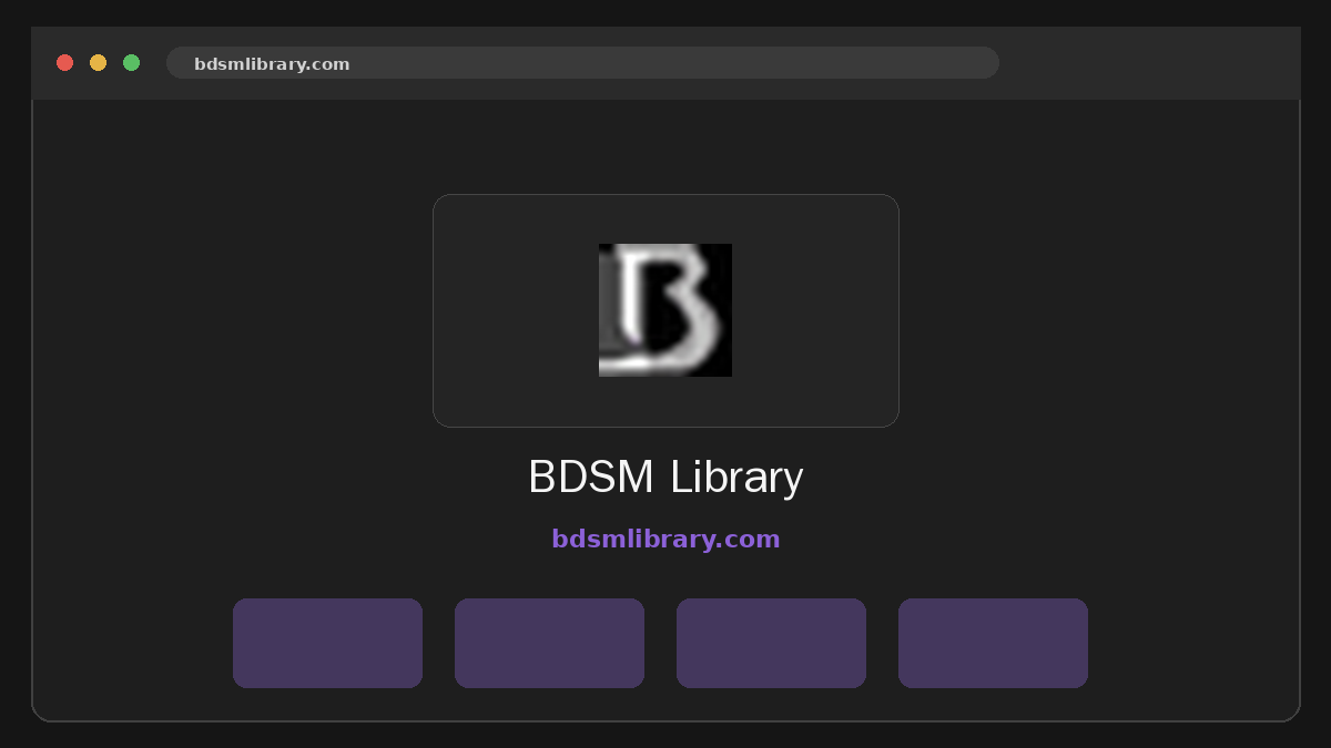 BDSM Library website preview