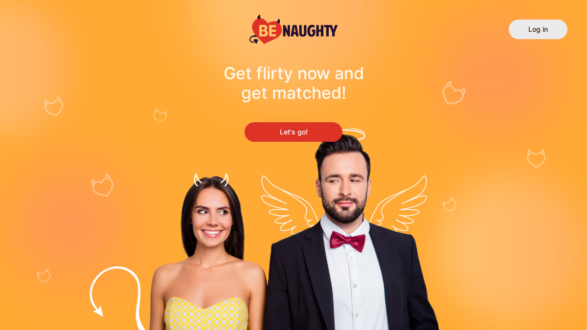 BeNaughty website preview
