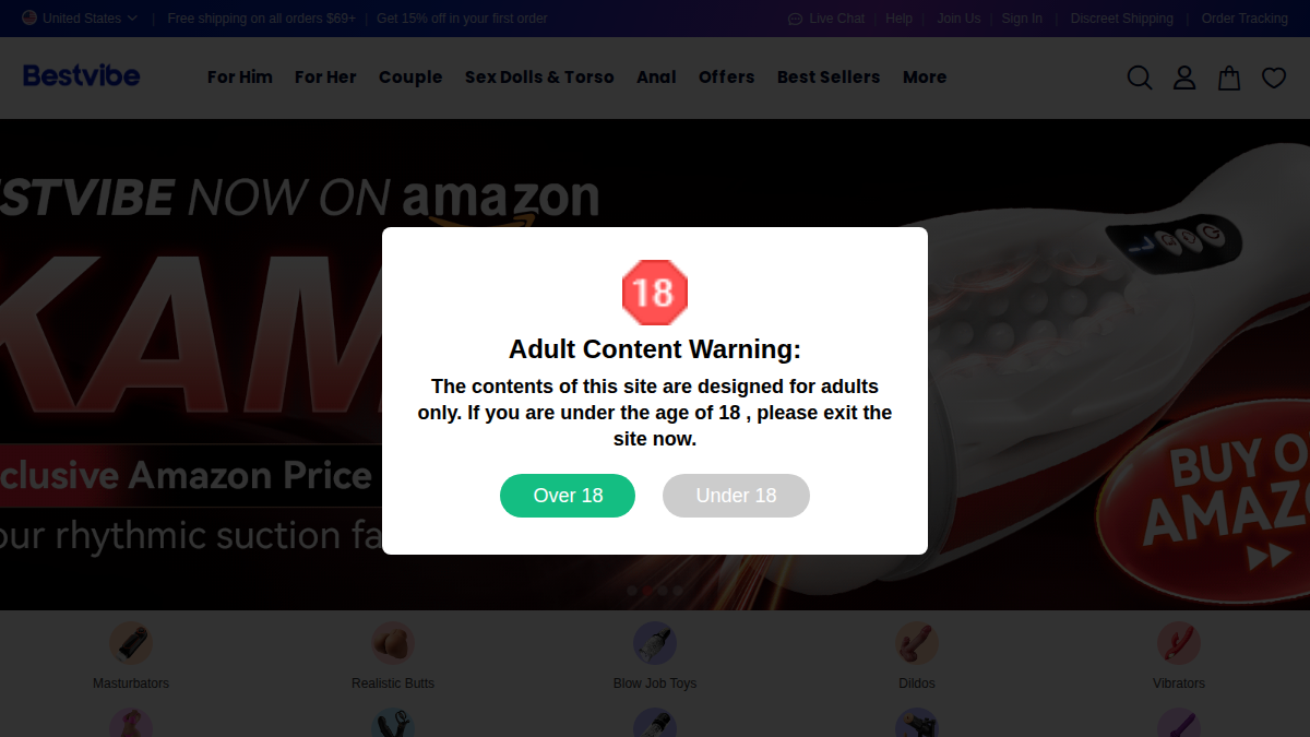 BestVibe website preview