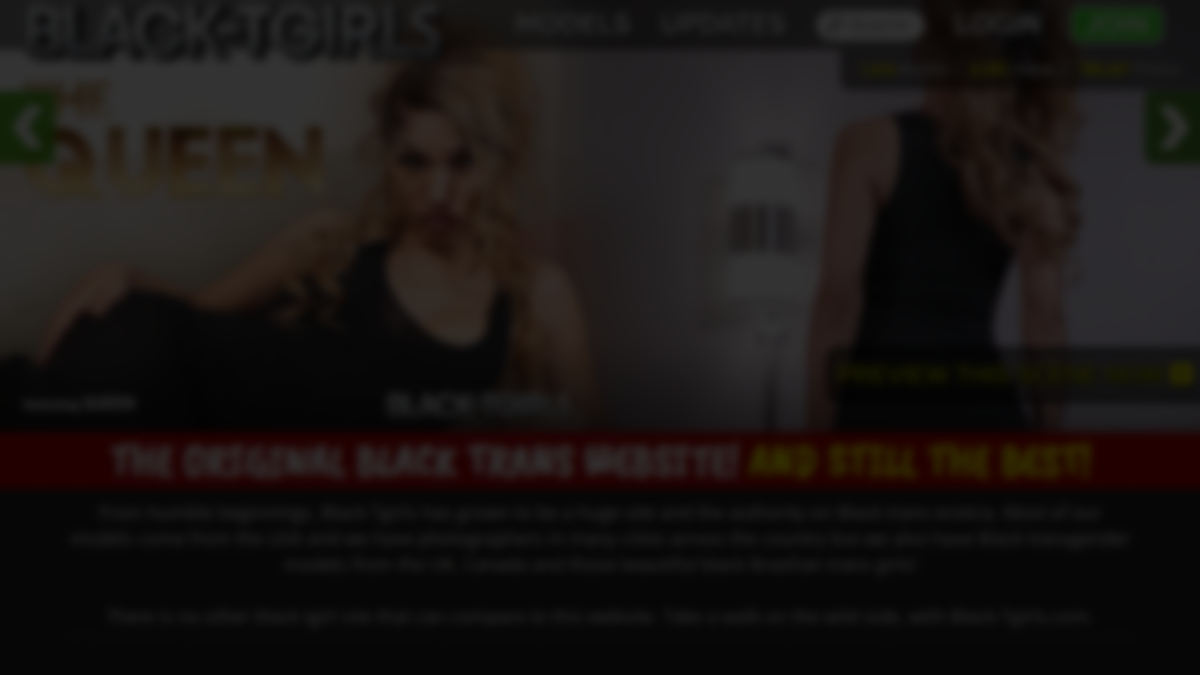 Black TGirls website preview