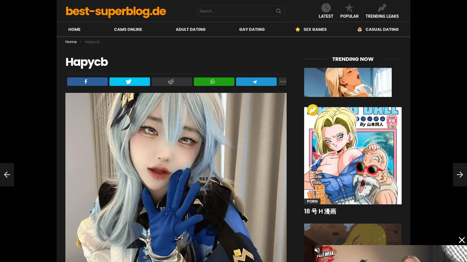 Blacked website preview