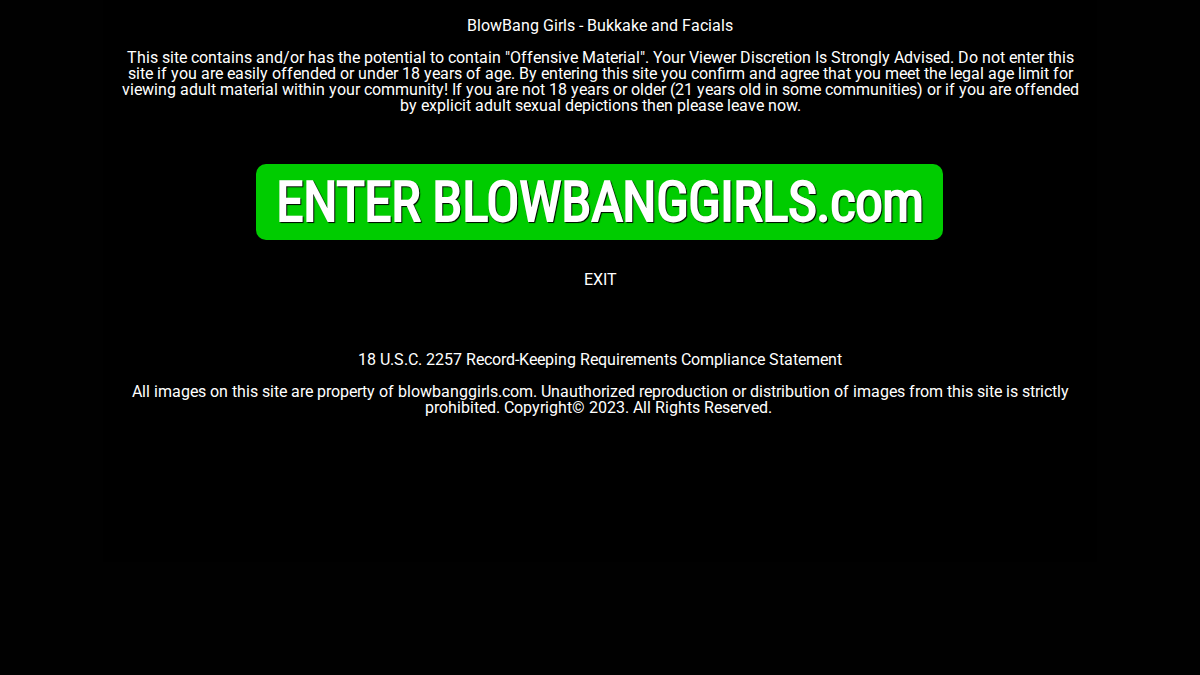 BlowBangGirls website preview