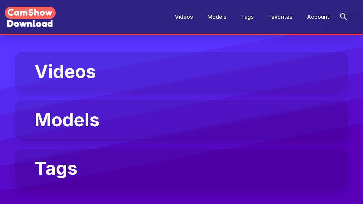 CamShowDownload website preview