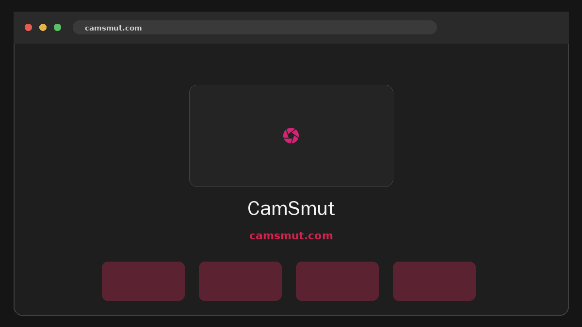CamSmut website preview