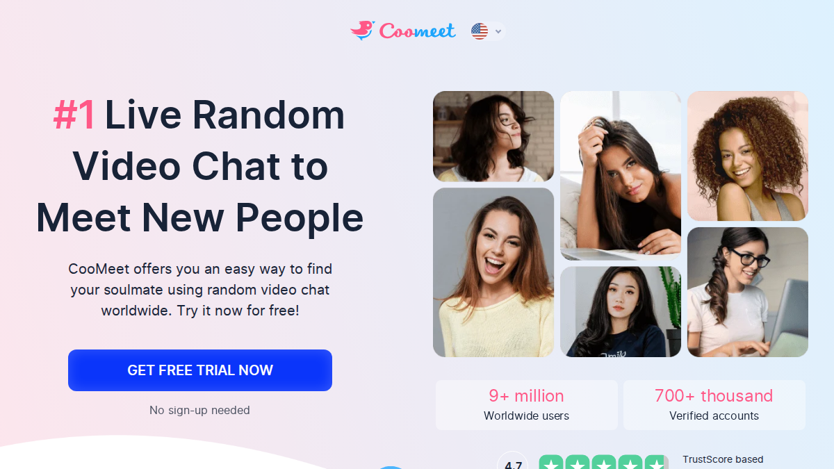 CooMeet website preview