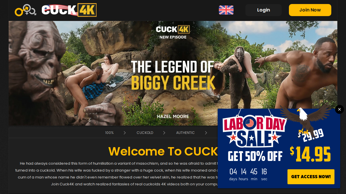 Cuck4K website preview