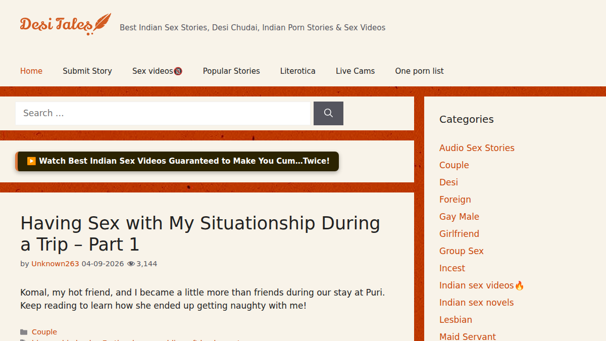 Desi Tales website preview