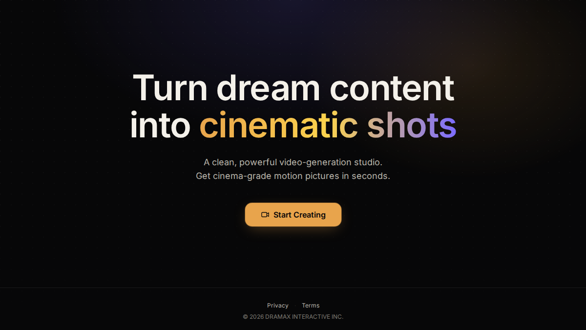 DramaX website preview