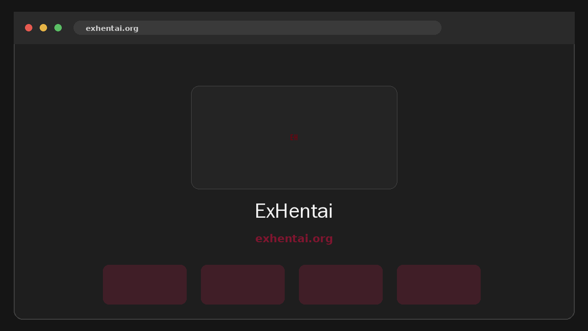 ExHentai website preview