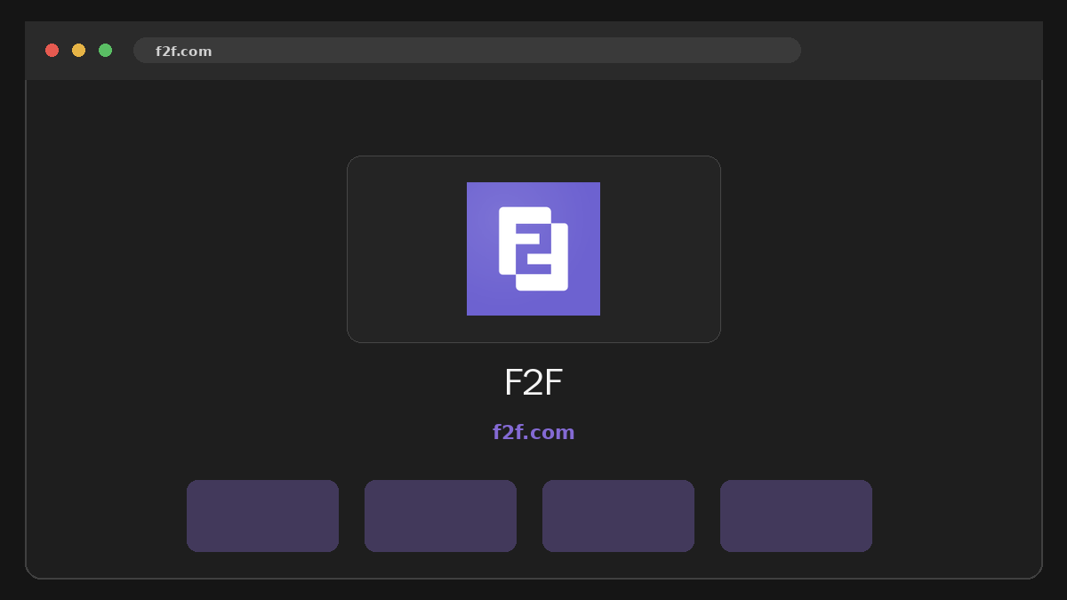 F2F website preview