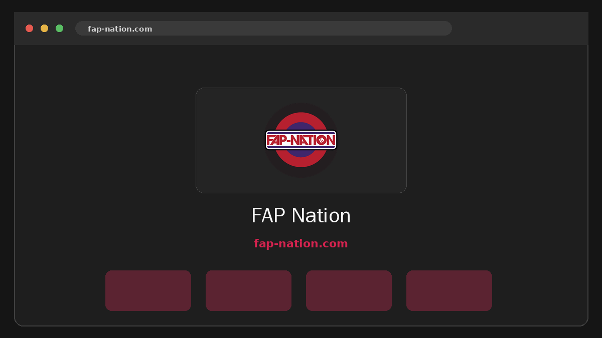 FAP Nation website preview