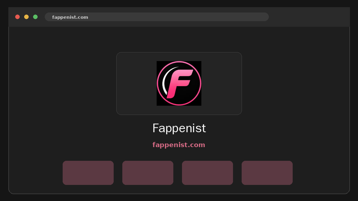 Fappenist website preview