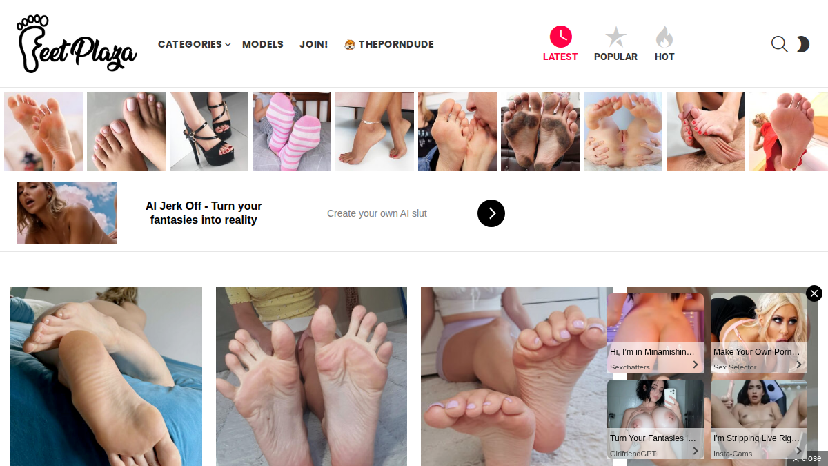 FeetPlaza website preview
