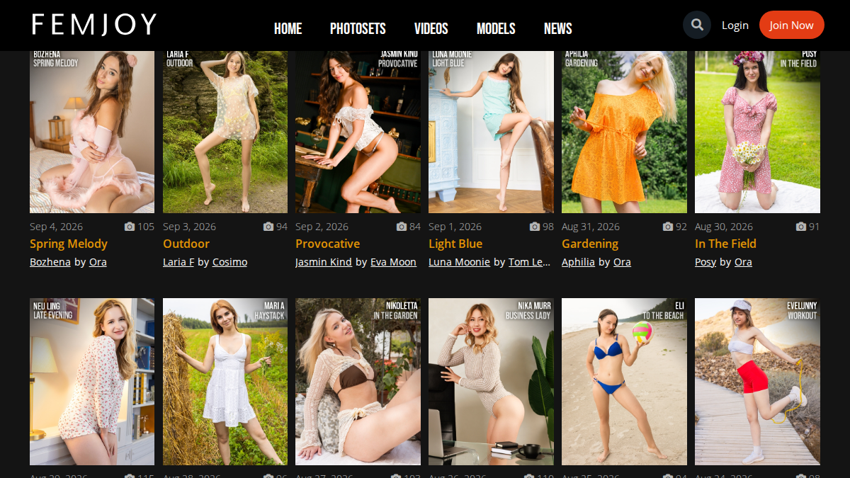 Femjoy website preview