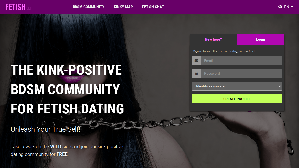 Fetish.com website preview