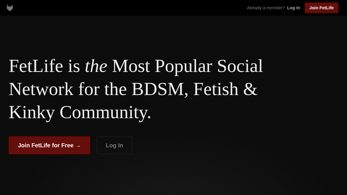 FetLife website preview