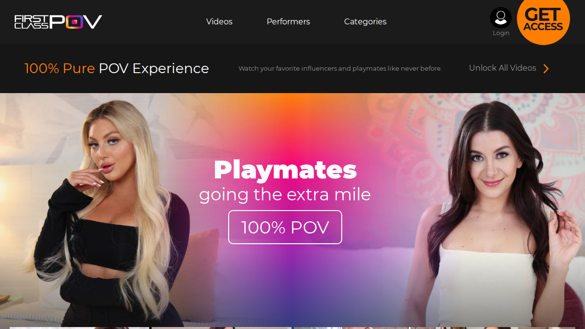 First Class POV website preview