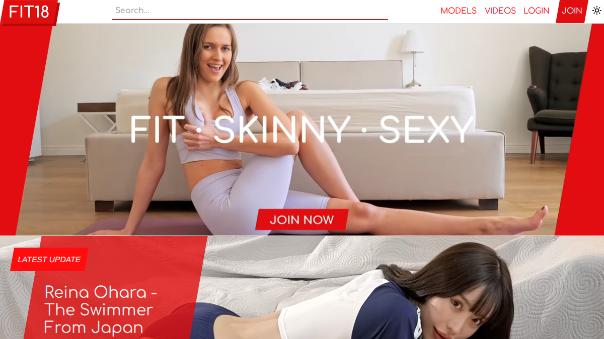 Fit18 website preview