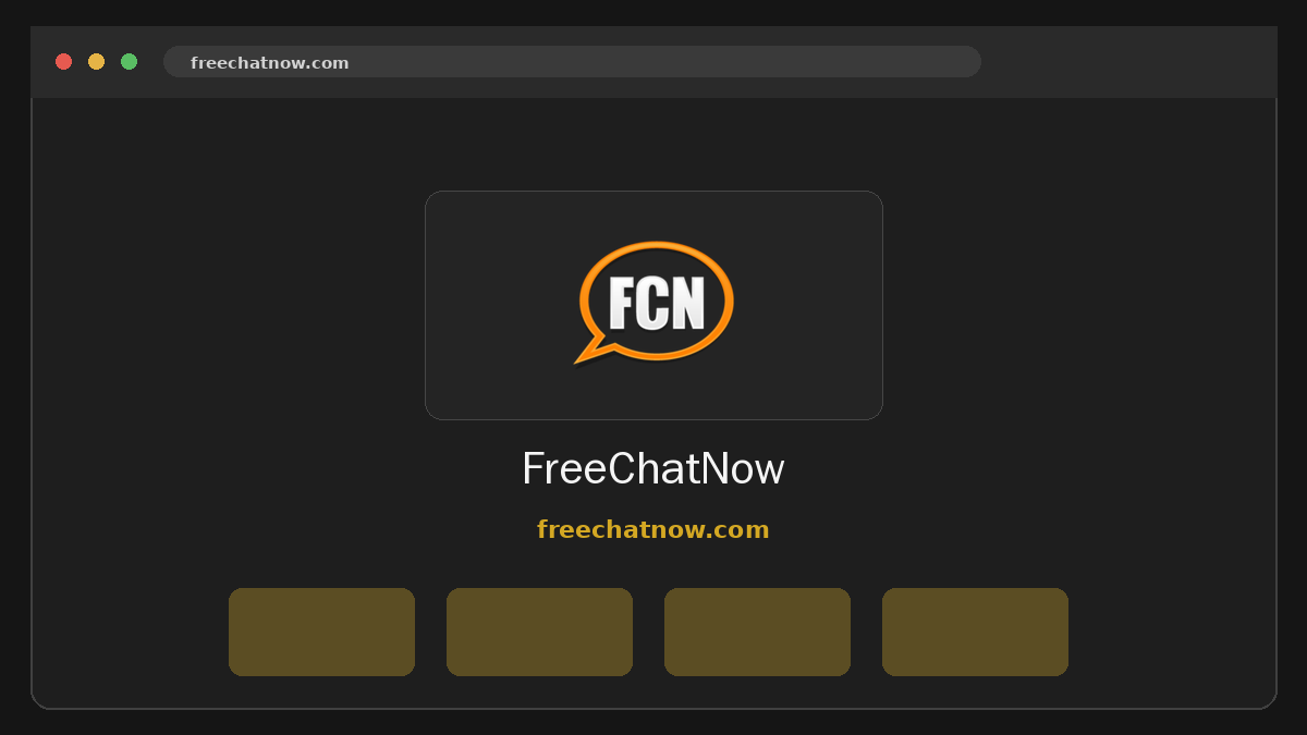 FreeChatNow website preview