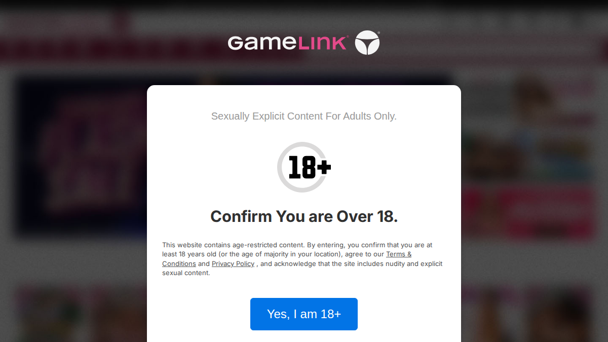 GameLink website preview