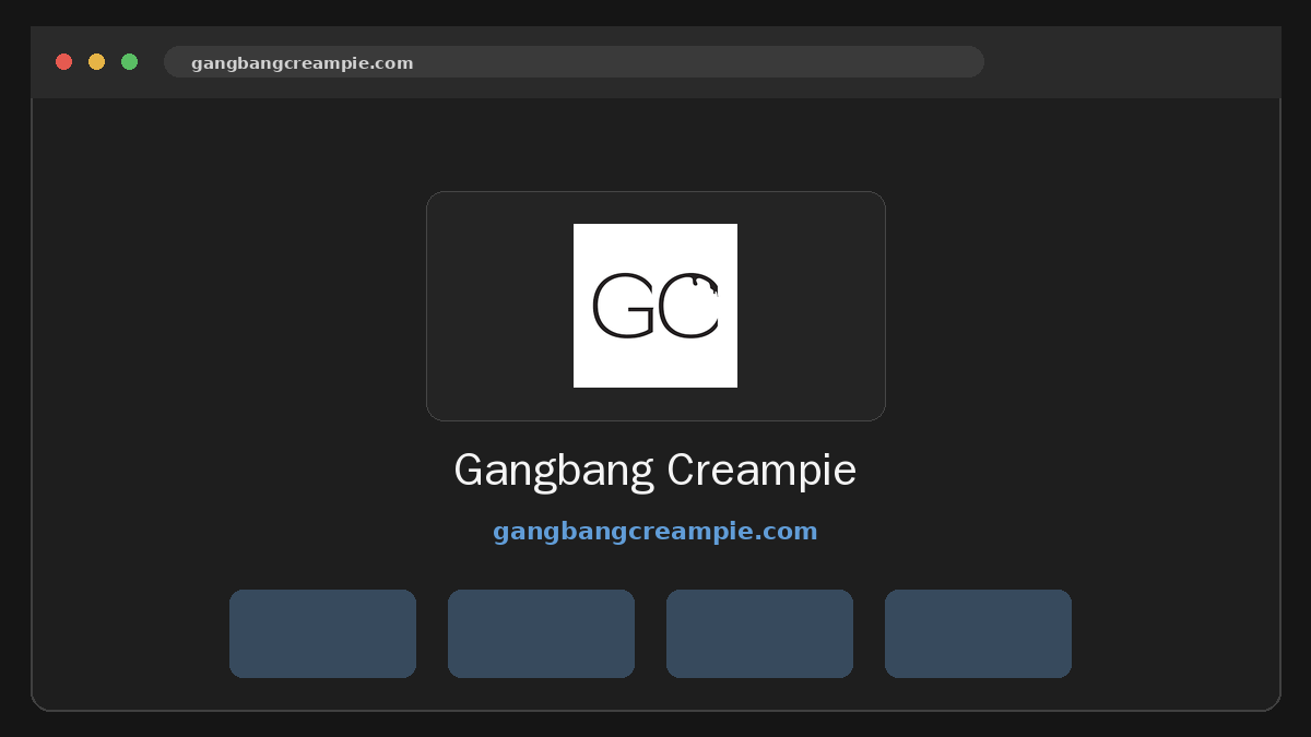 Gangbang Creampie website preview