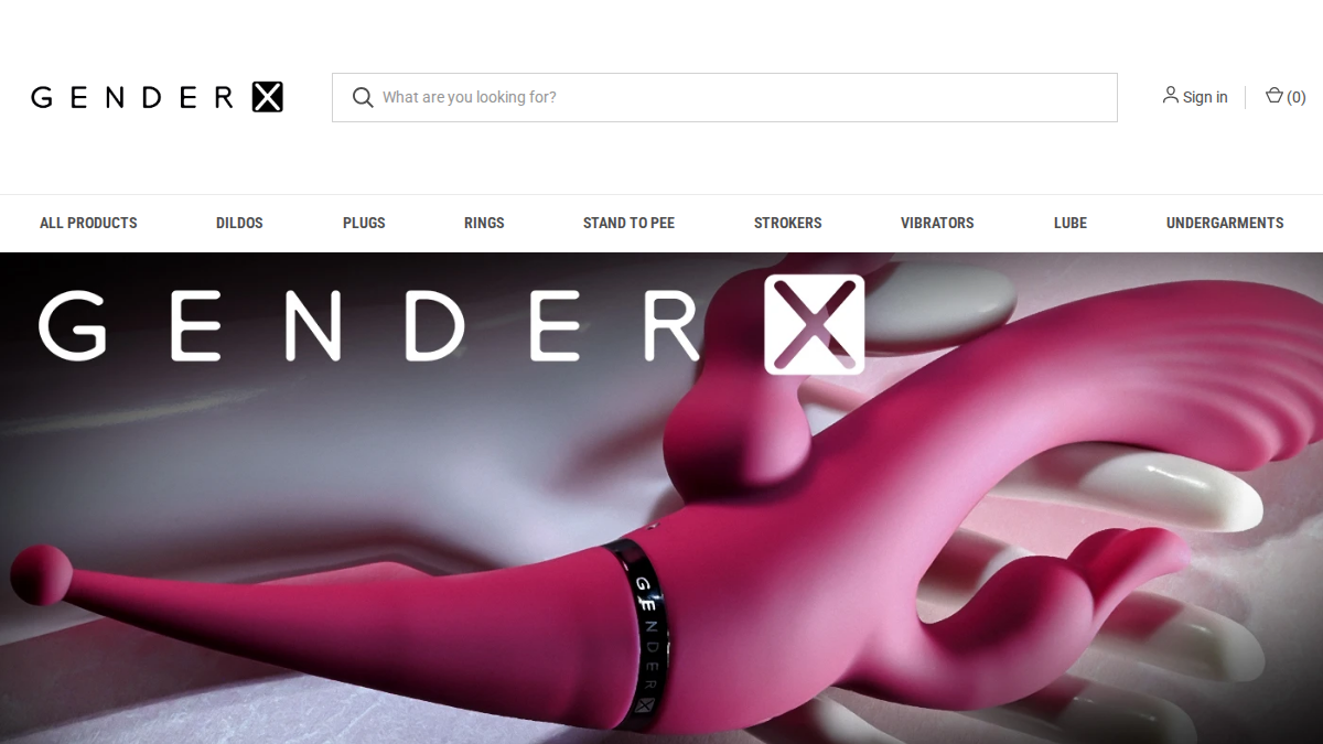 GenderX website preview