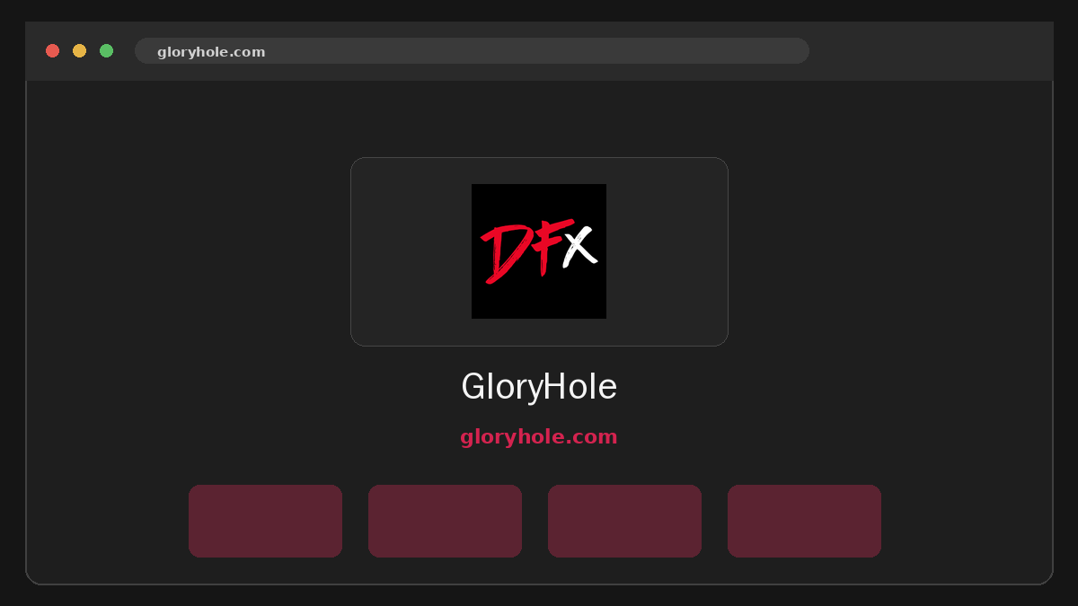 GloryHole website preview