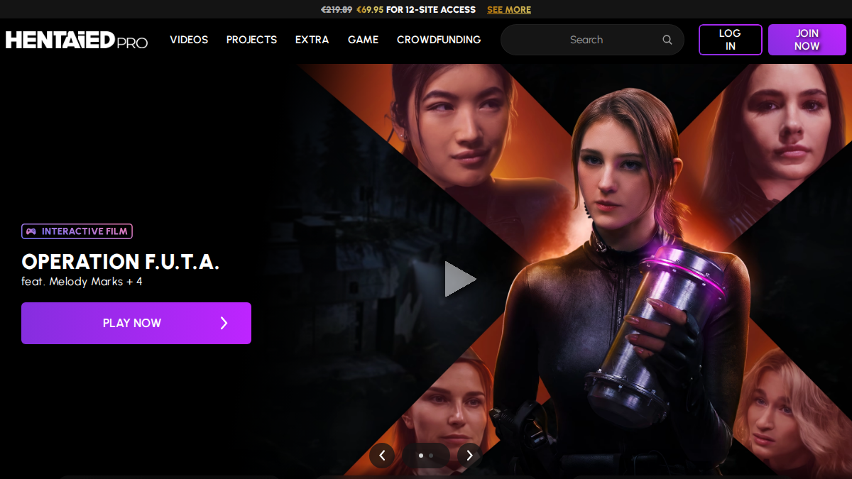 HentaiedPRO website preview