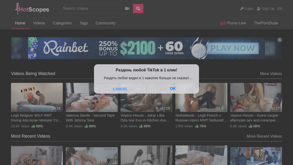 HotScopes.net website preview