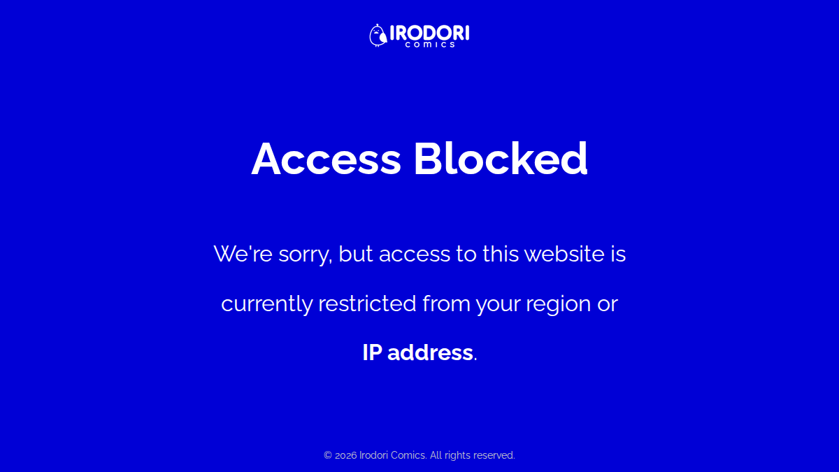 Irodori Comics website preview