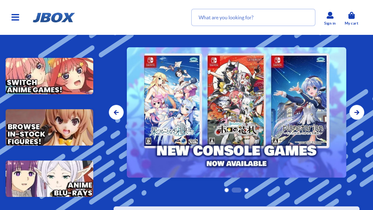 JList website preview