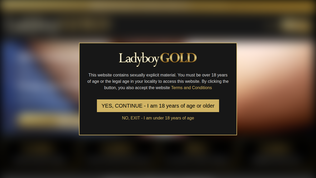 LadyboyGold website preview