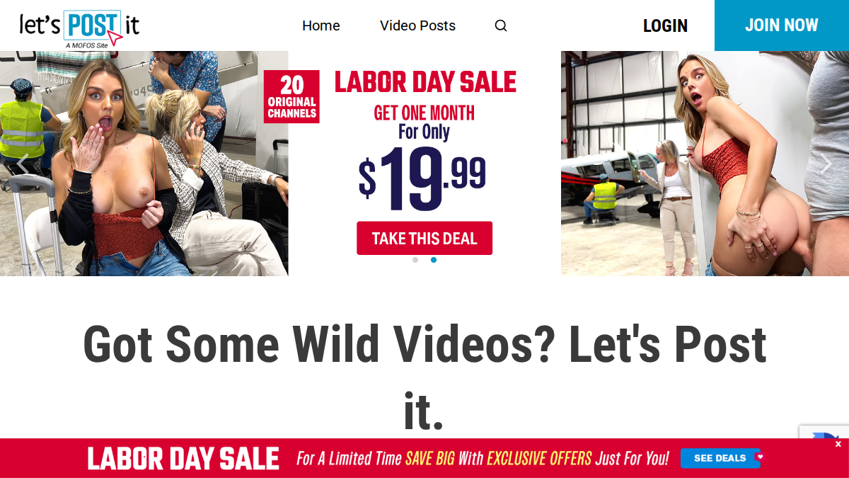 Let's Post It website preview