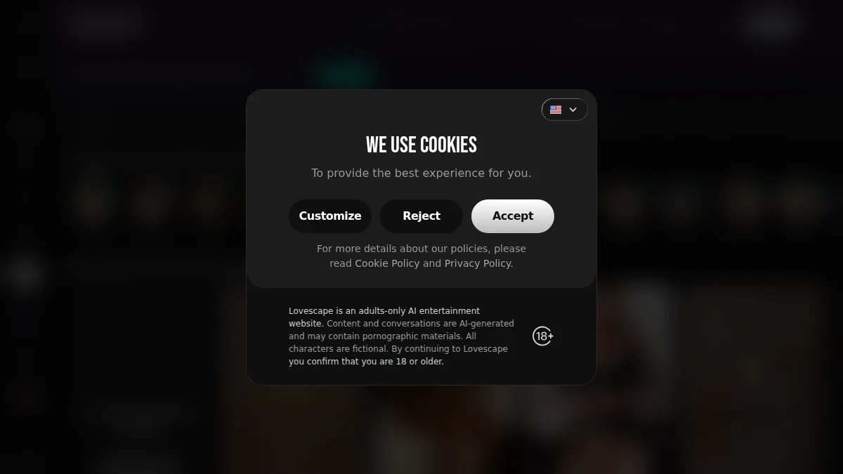 Lovescape website preview
