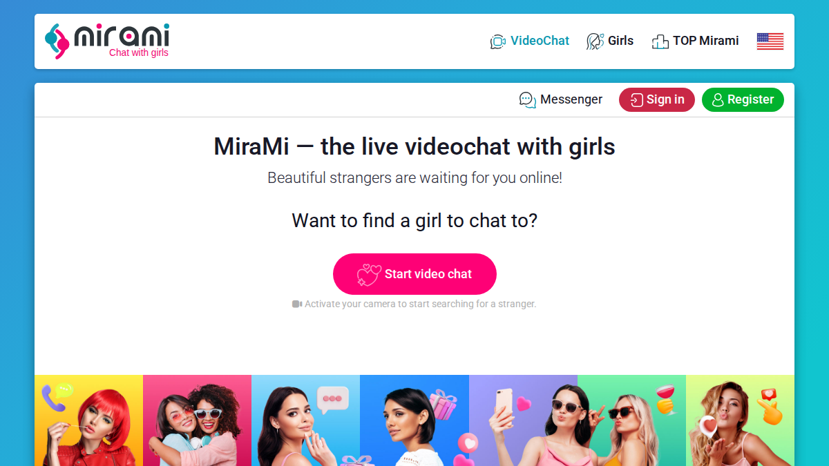MiraMi website preview