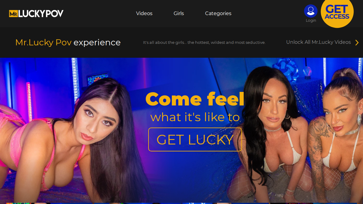 MrLuckyPOV website preview