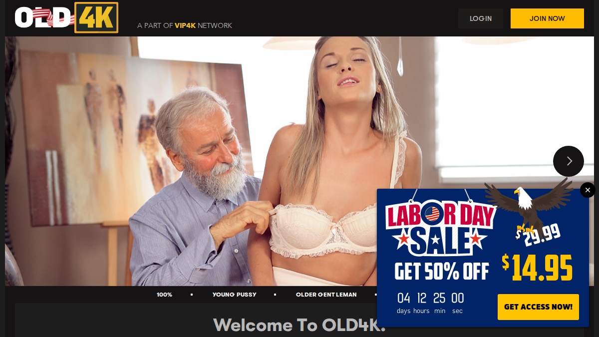 Old4K website preview