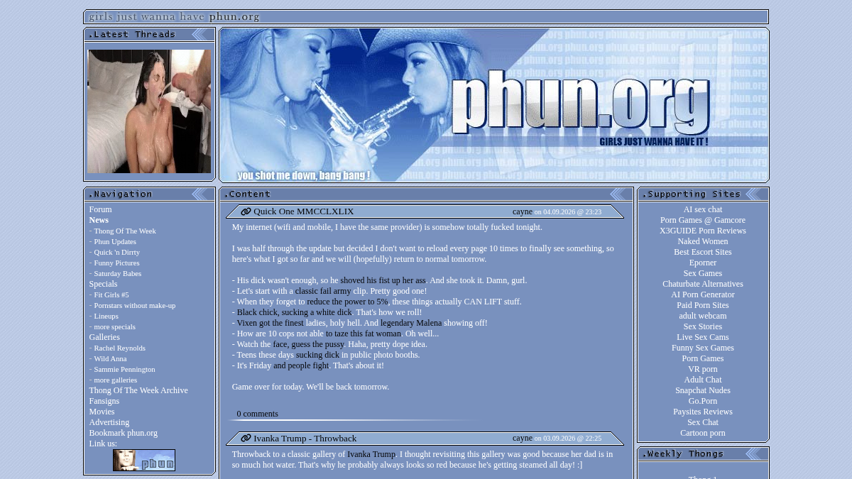 Phun.org website preview