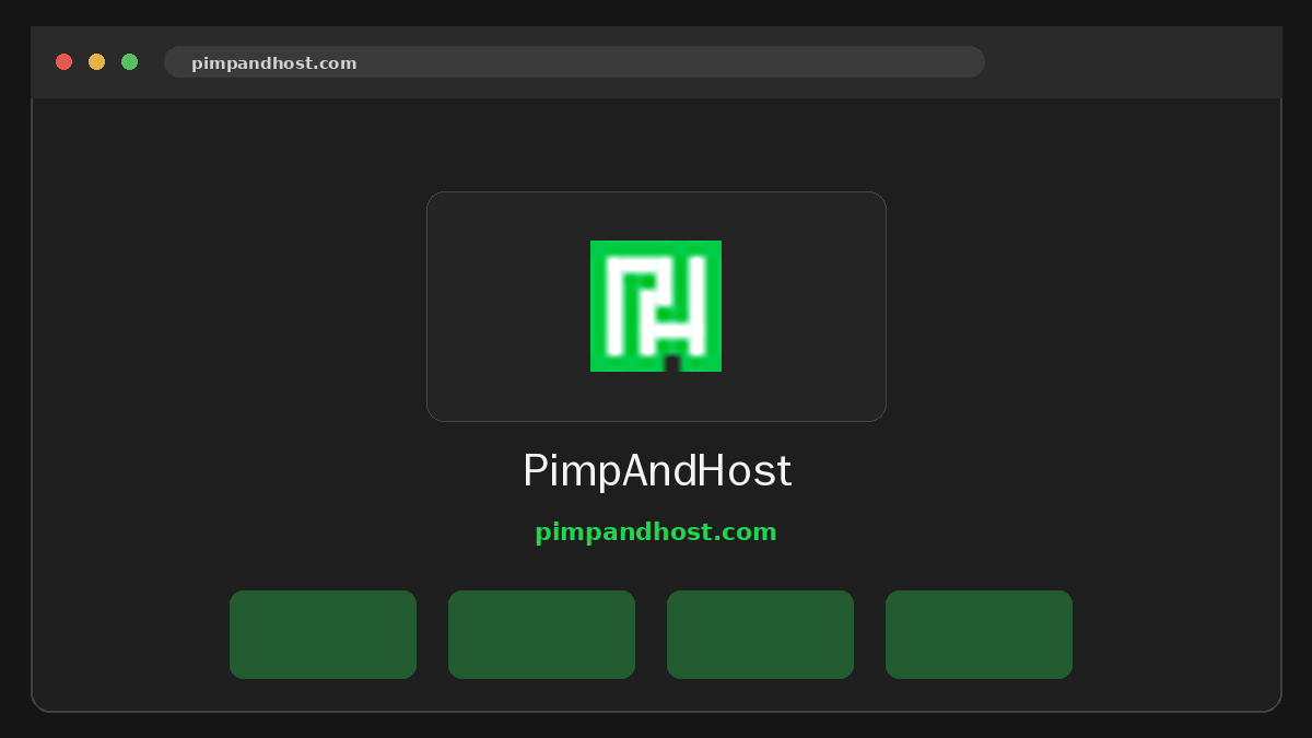 PimpAndHost website preview