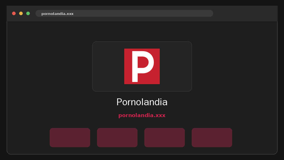 Pornolandia website preview