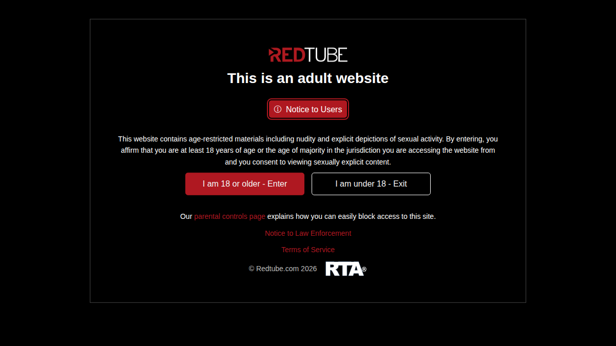 RedTube website preview