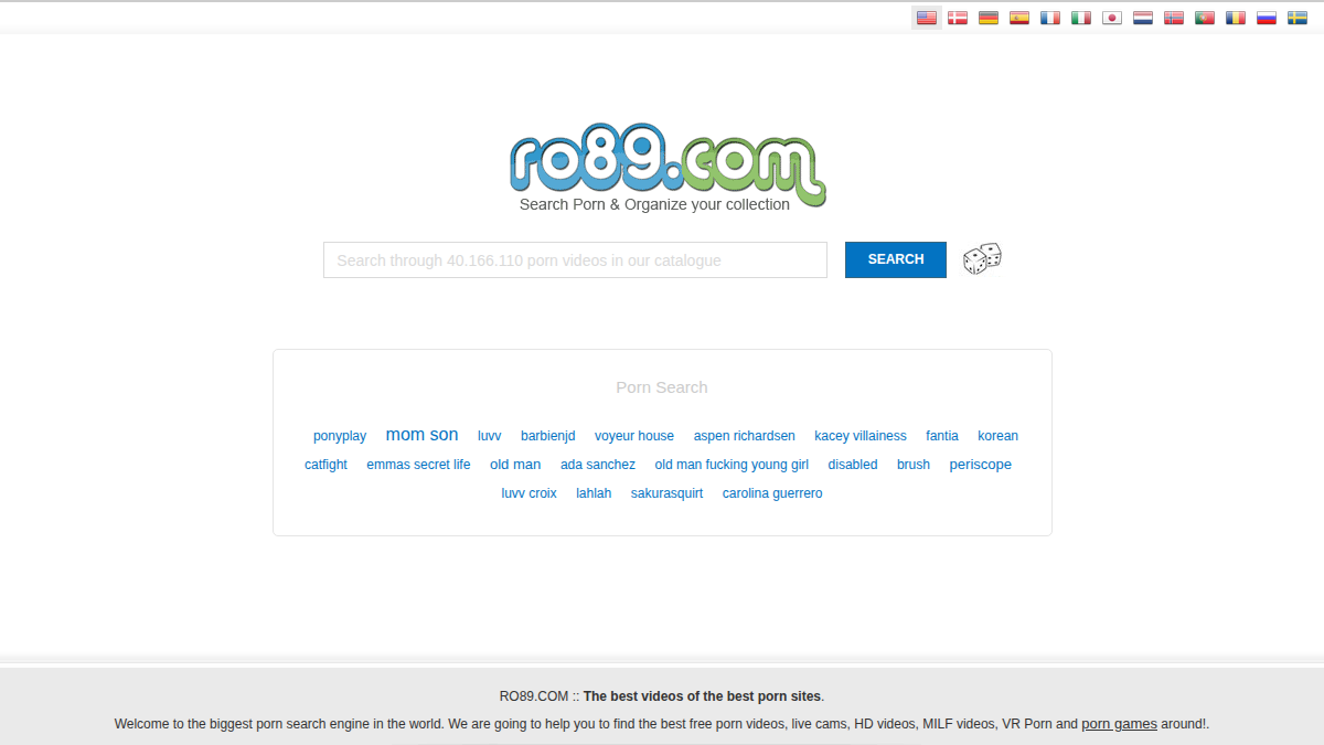 Ro89 website preview