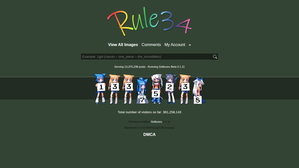 Rule34.us website preview