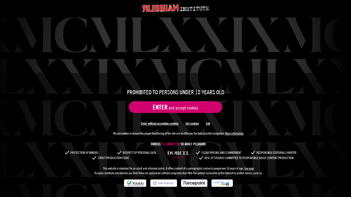 Russian Institute website preview