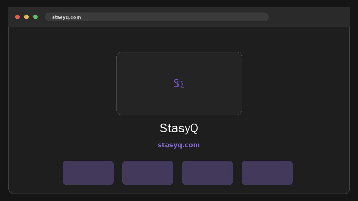 StasyQ website preview