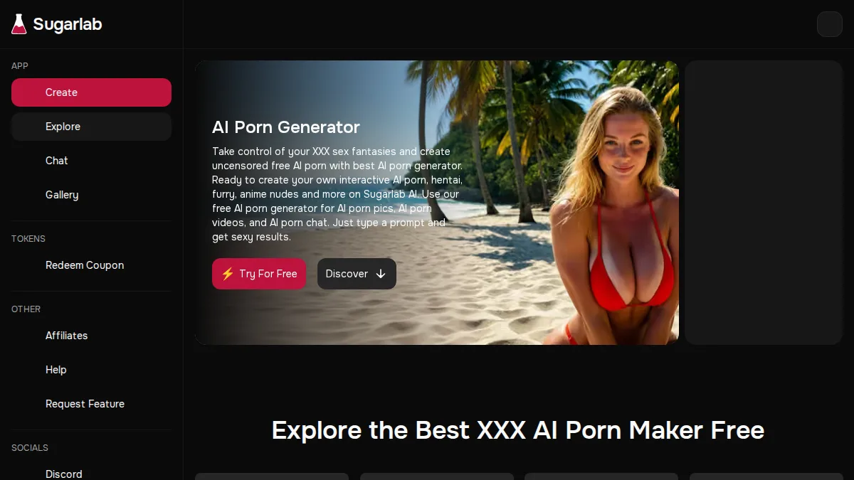 SugarLab AI website preview