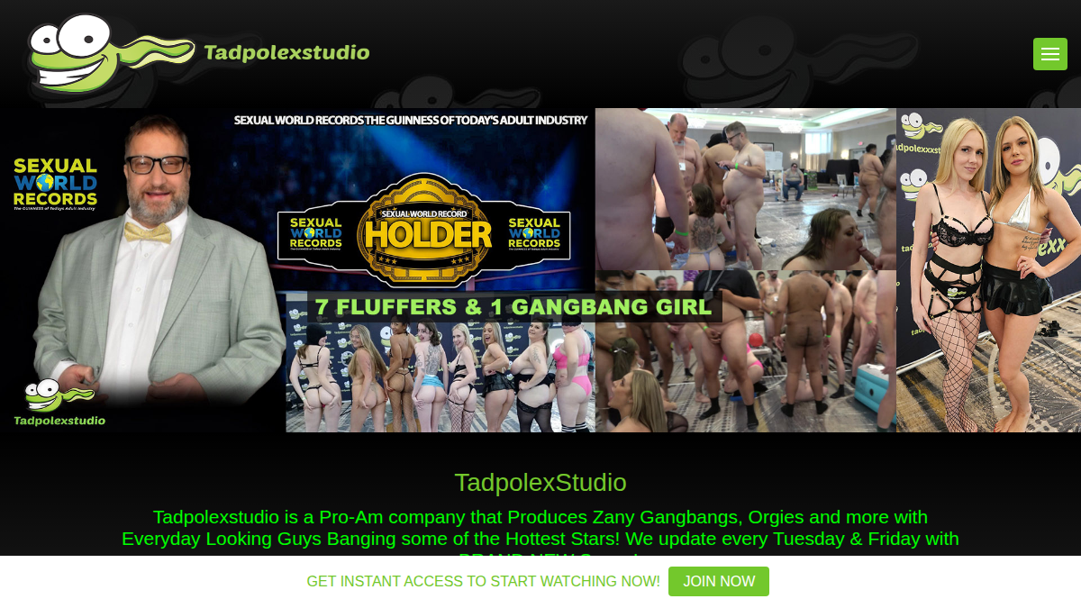 TadpolexStudio website preview